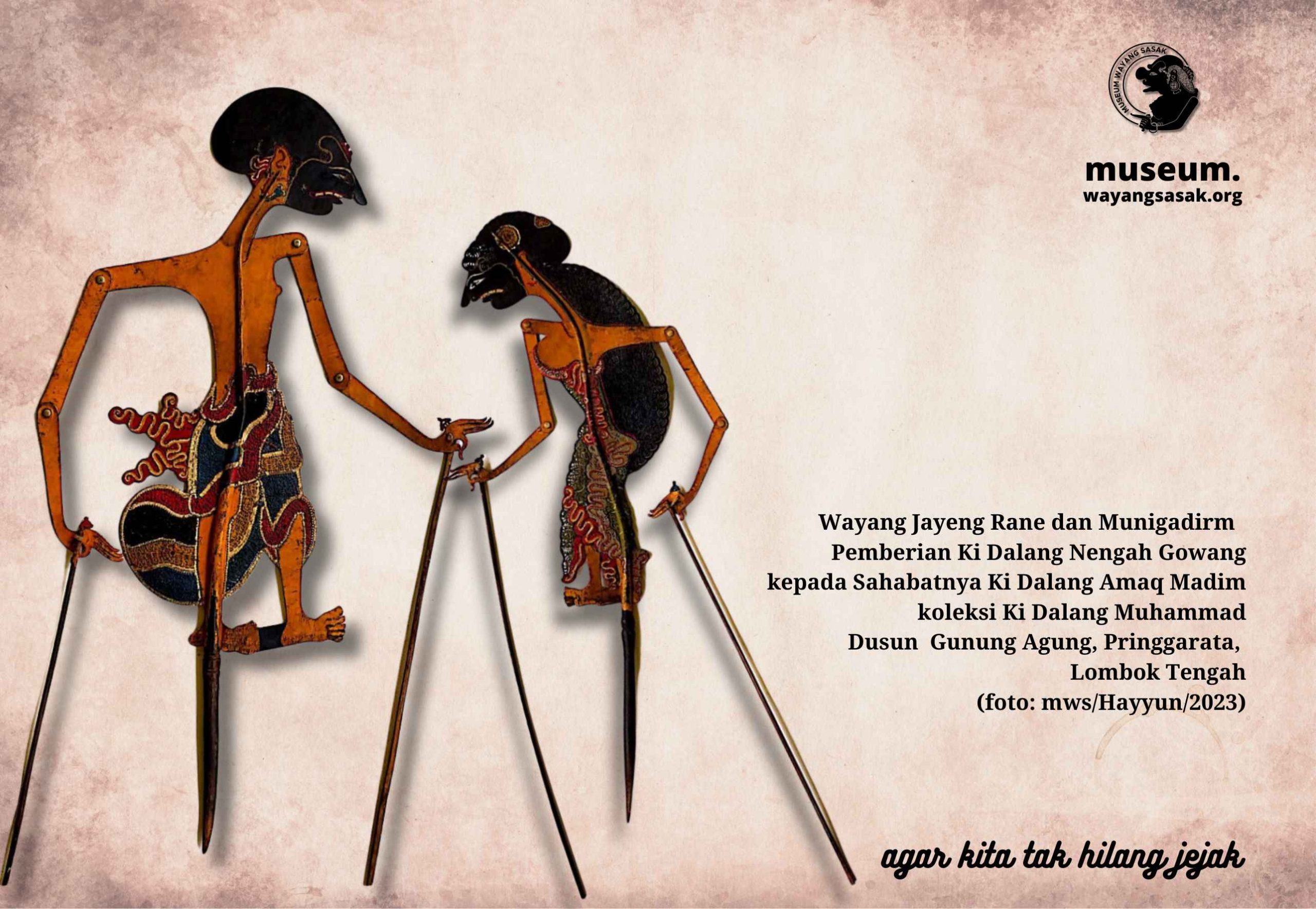 Sepasang Jayengrane-Munigarim, Jejak Persaudaraan Dalang Nengah Gowang dan Amaq Madim